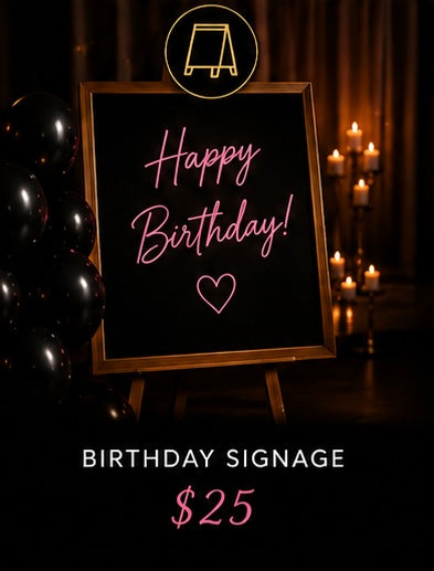 Custom Birthday Sign